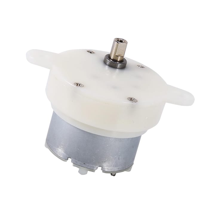 Hoog Koppel 12v DC Motor Lage Snelheid Elektromotor Versnellingsbak 3RPM 4mm Asdiameter Micro Motor
