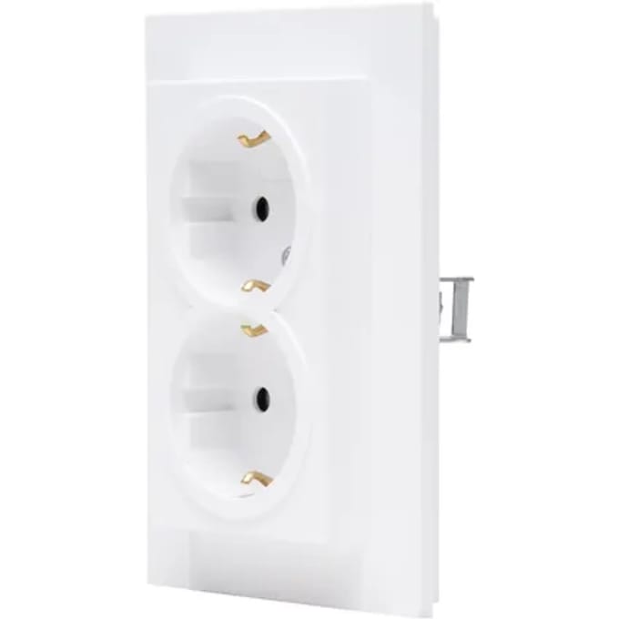 Kopp Inbouwstopcontact Athenis Randaarde 1-polig Wit Ip20