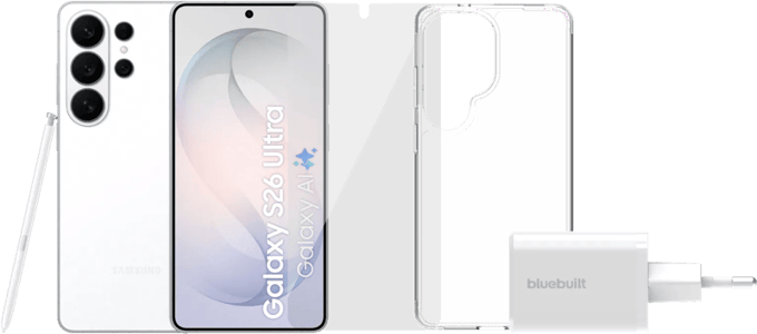 Samsung Galaxy S26 Ultra 1TB Wit 5G + Compleet Accessoirepakket