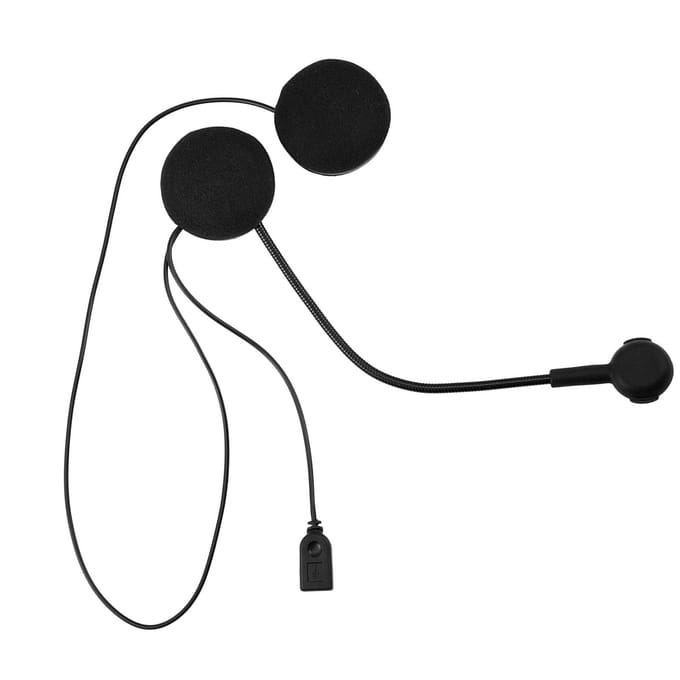 Draadloze Bluetooth HIFI Stereo Oortelefoon Headset HD Microfoon voor Motorhelm black