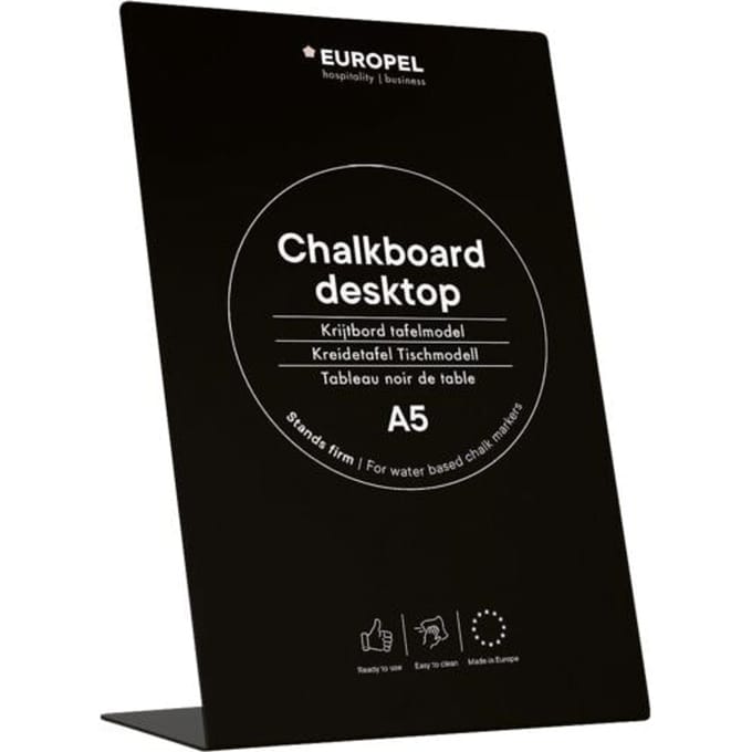 Krijtbord tafelstandaard »L-Ständer« A5 zwart 1 stuk