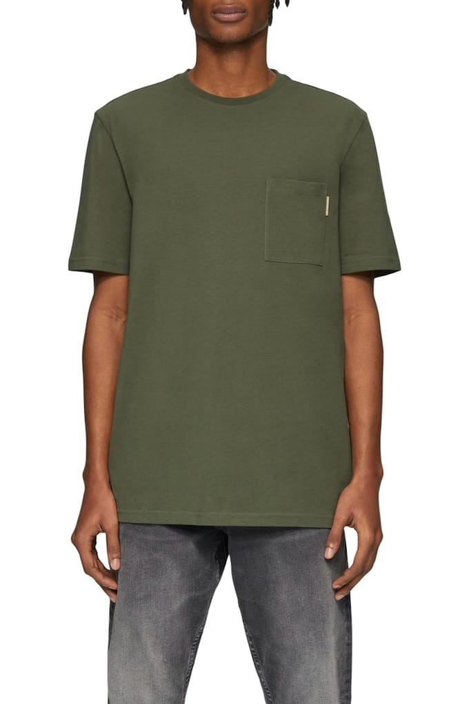 s.Oliver -qs T-shirts Dark Green Talla: M | Camisetas Básicas Outlet | Hombre | Verde