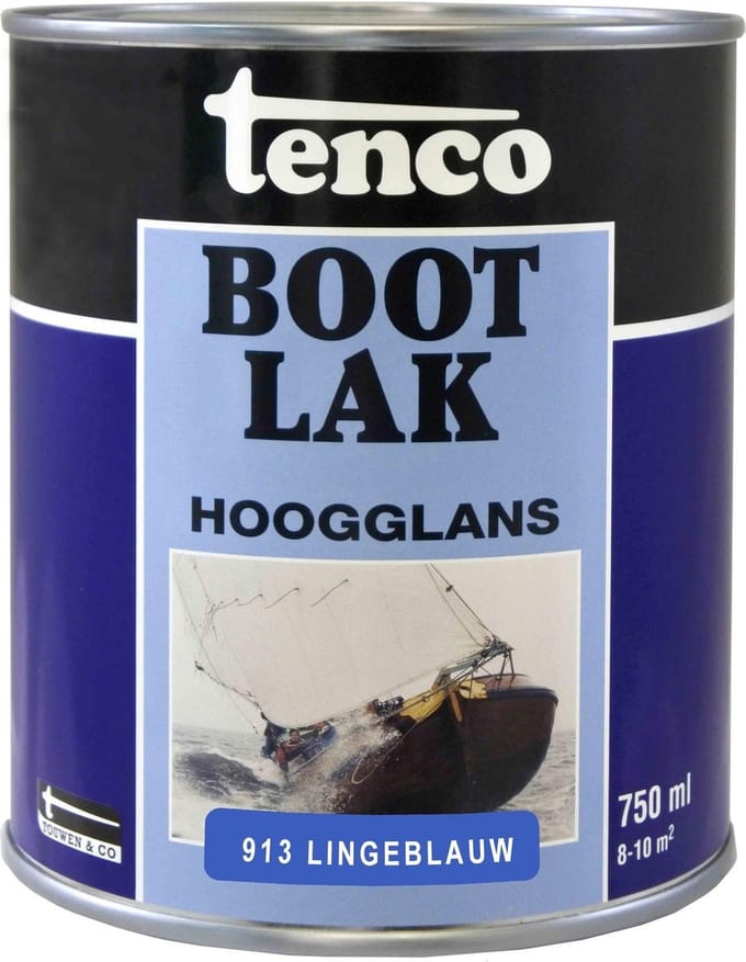 Tenco Lak - Hoogglans - Lingeblauw - 0,75l