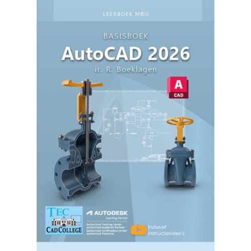 Basisboek Autocad / 2026 Mbo / Leerboek - R. Boeklagen