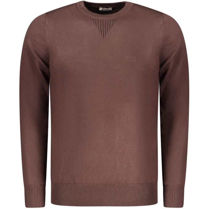 Rifle Marrone Viscosa Heren Sweater
