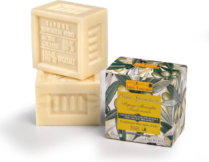 Idea Toscana - Zeep Blok 300gr - Natuurlijk, zonder synthetische toevoegingen