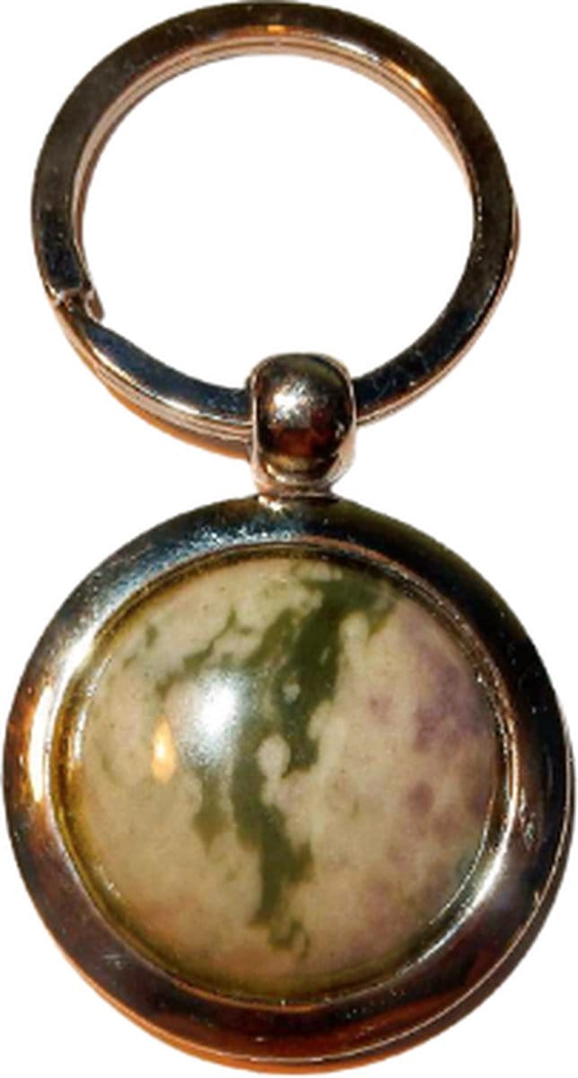 RVS Sleutelhanger Jade