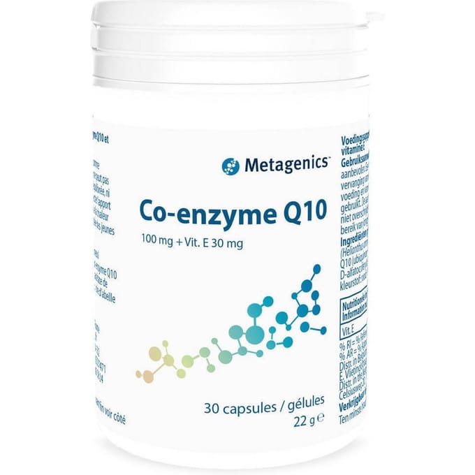 Metagenics Co-enzym Q10 100 mg + Vit. E 30 mg - 30 capsules