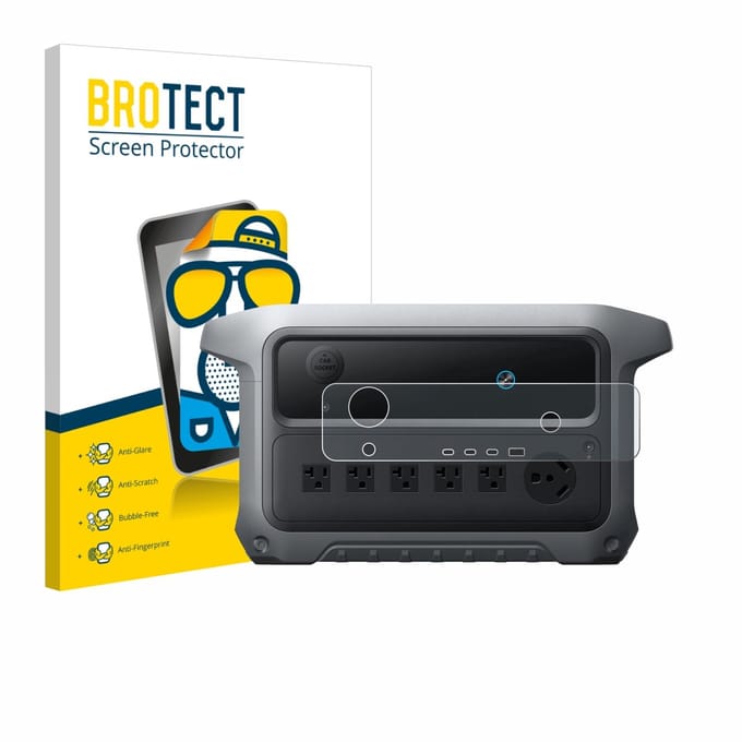 BROTECT - Screenprotector voor Anker SOLIX C2000 Gen 2 - Folie Beschermfolie matte