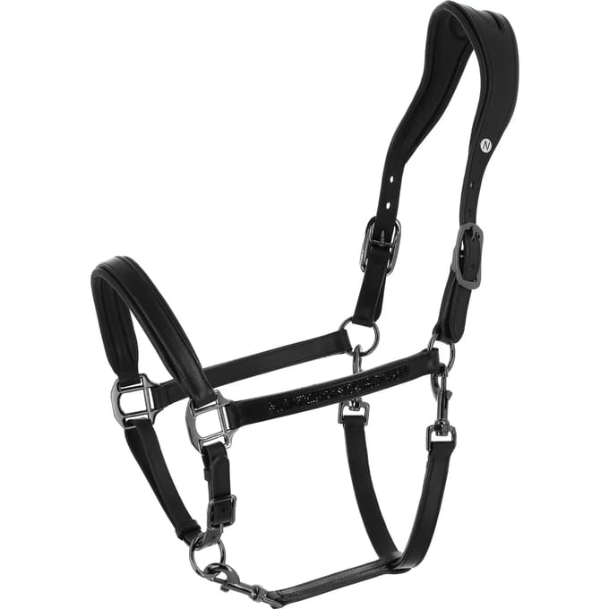 Anatomisch leren halster voor paard Norton