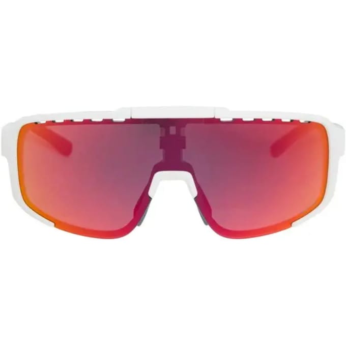 AGU Bold 2.0 - Fietsbril - Sportbril - Rode lens - UV-bescherming - Anti-fog - Geventileerd - Unisex - Wit