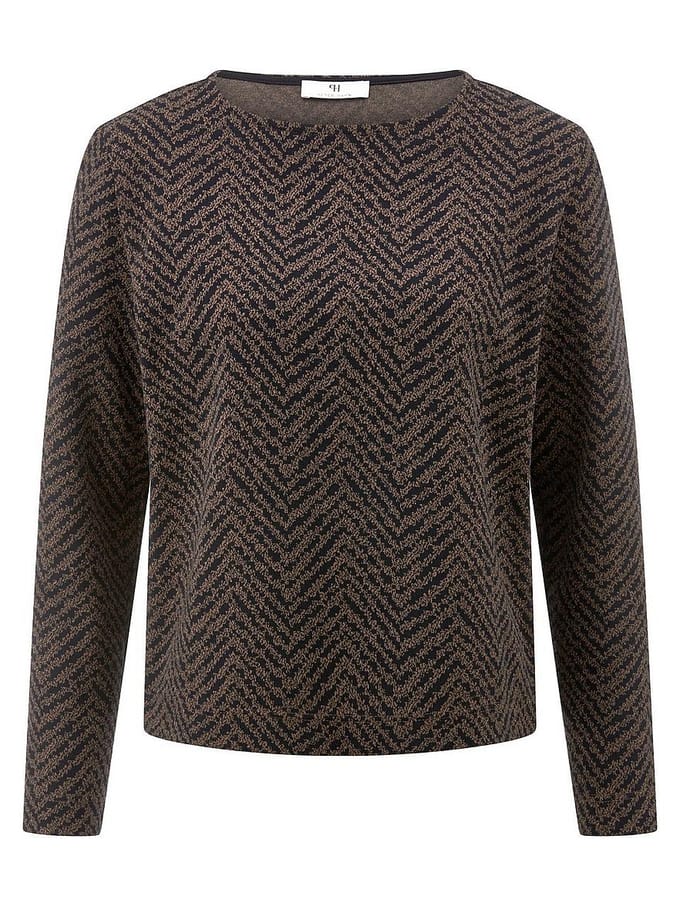 Sweatshirt Van Peter Hahn blauw
