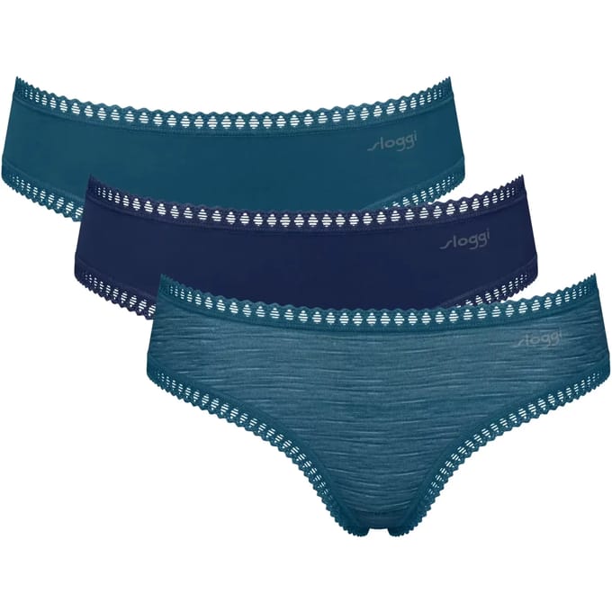 Sloggi GO Crush Hipster C3P Dames Onderbroek - TURQUOISE