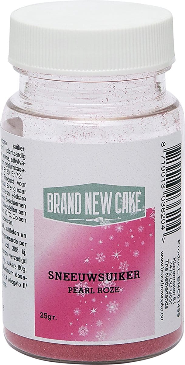 BrandNewCake Sneeuwsuiker Pearl Roze 25g**