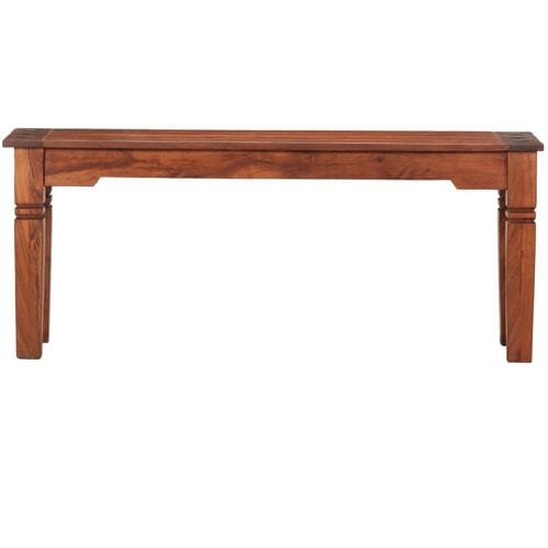 vidaXL - Bank - 110 - cm - massief - acaciahout