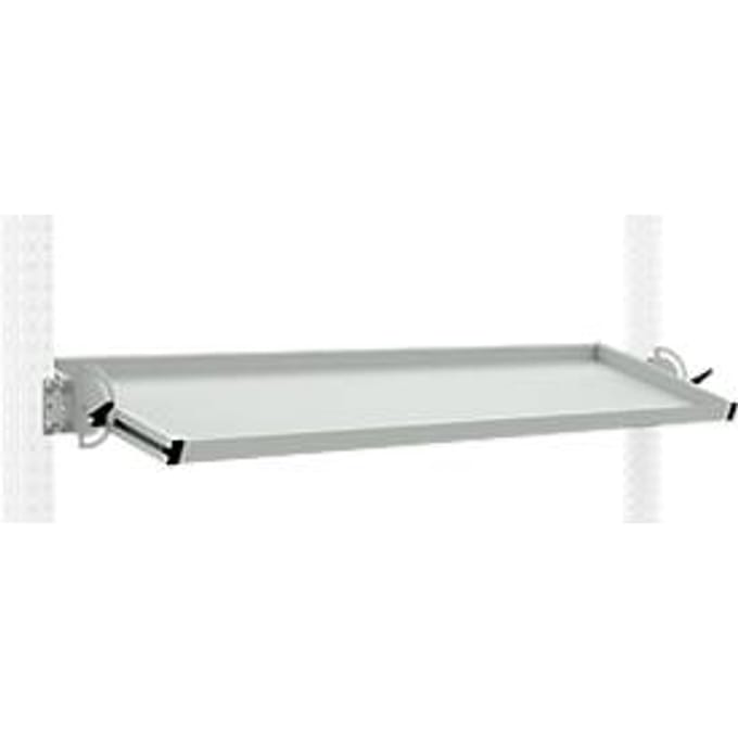 Packpool opbergconsole, kantelbaar, bruikbare diepte 345 m, draagvermogen 35 kg, Breedte 2000 mm