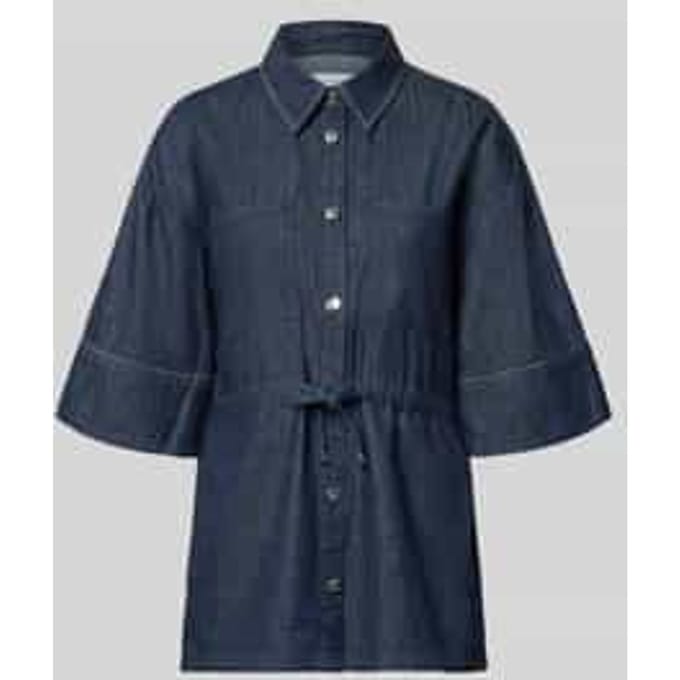 Comma  Blouses Blue Denim Maat: 38 | Overhemden Outlet | Dames | Blauw