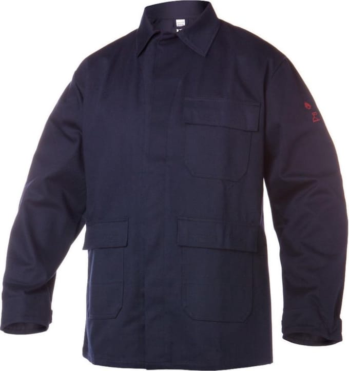 Basicline Koln Brandvertragende Werkjas Ongevoerd Donkerblauw