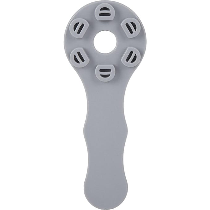 Clé de sécurité à 8 rainures en PVC 6 trous Clé pour soupape de surpression Grise pour bateau gonflable gray