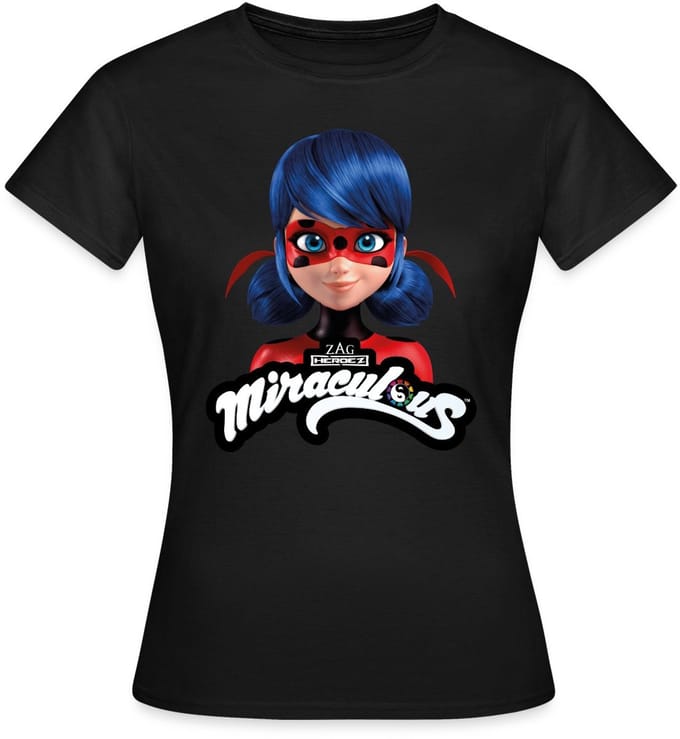 Miraculous Ladybug Met Logo T-Shirt Dames