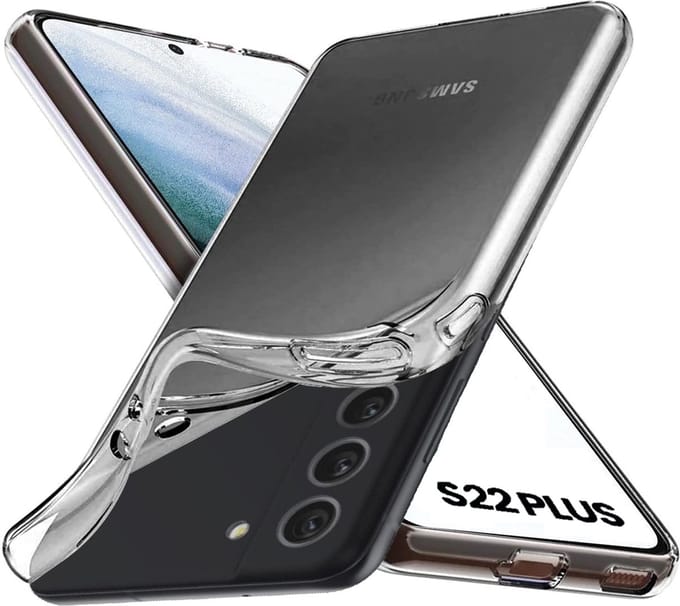 Hoesje voor Samsung Galaxy S22 Plus backcover Shockproof siliconen Transparant