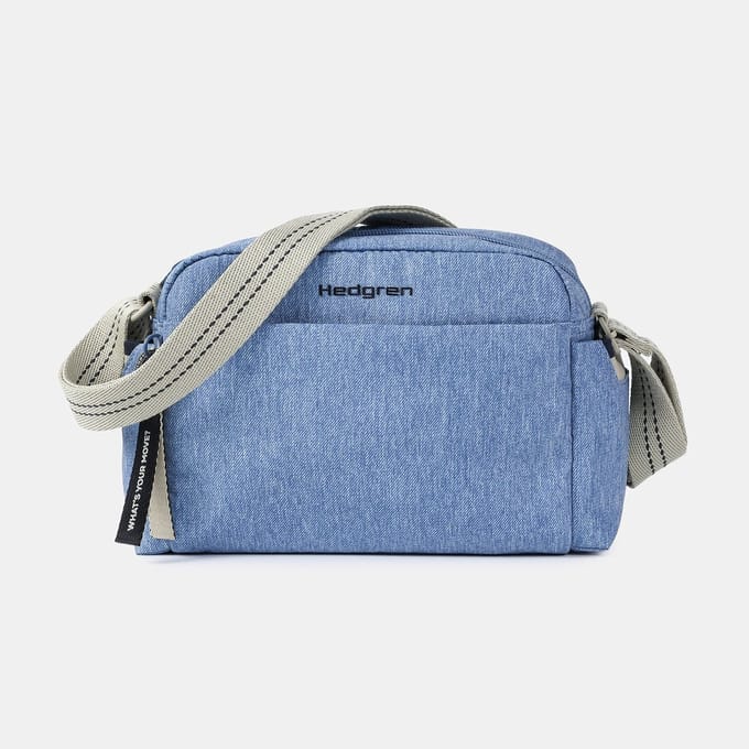 Hedgren COZY Schoudertas – Gewatteerd – Waterafstotend – Lichtgewicht – Blau Horizon