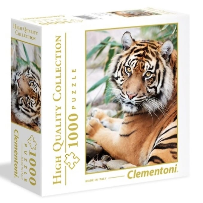 Clementoni puzzel 1000 stukjes Sumantraanse Tijger - Legpuzzel