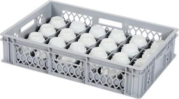 Glazenkrat - voor 24 glazen - max. glashoogte 103 mm - max. Ø 85