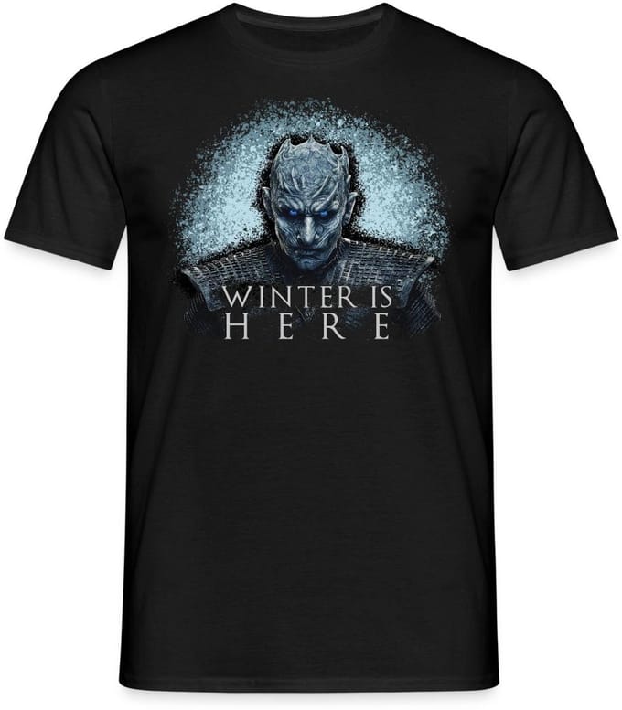 Game Of Thrones Night King Winter Is Here T-Shirt Heren