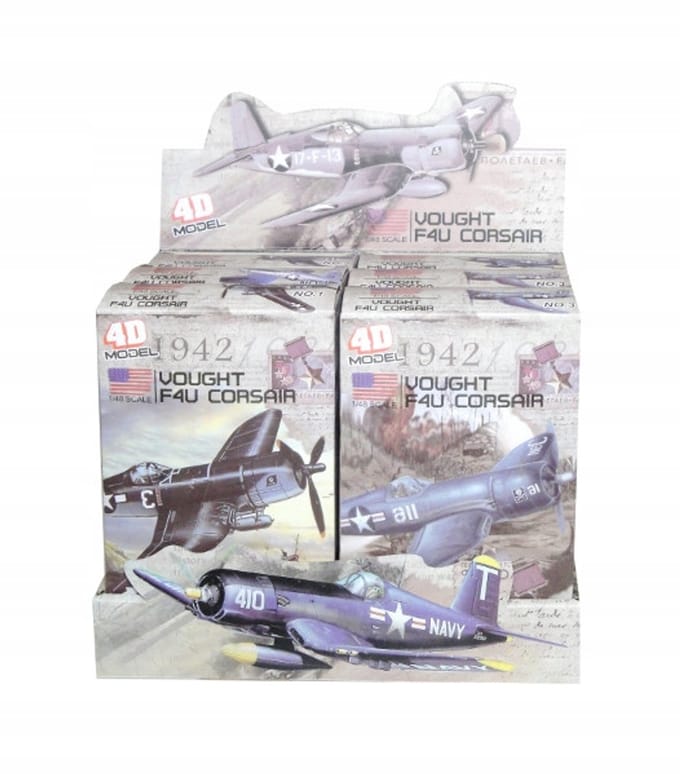 Bouwpakket Vought F4U Corsair 4D Schaal 1:48