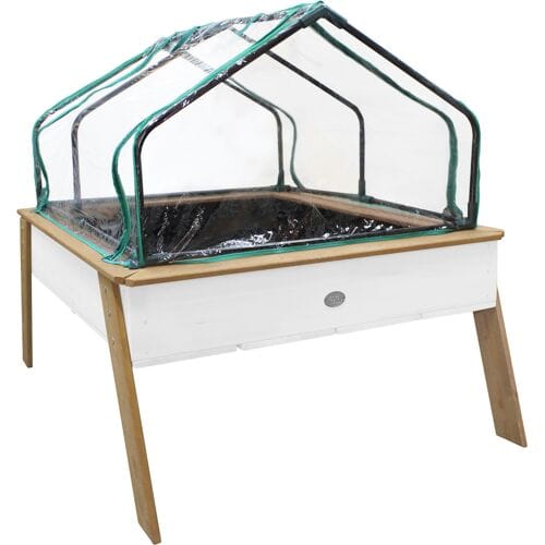 AXI Linda Kweektafel met broeikas Bruin/wit - Inclusief gronddoek