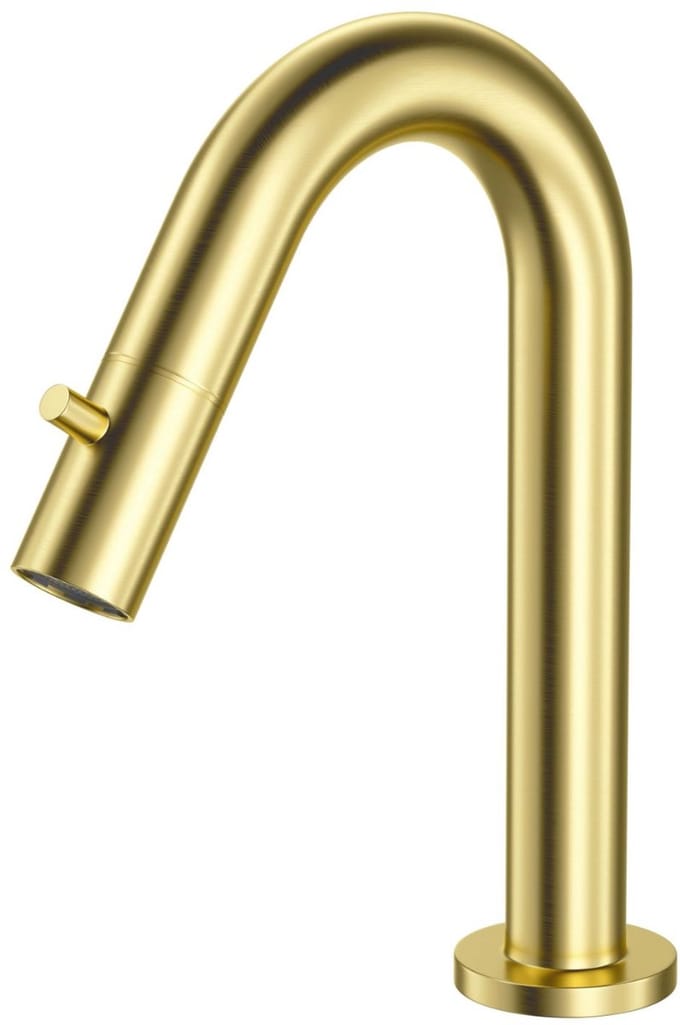 KOUDWATERKRAAN GEBORSTELD GOUD 1/2