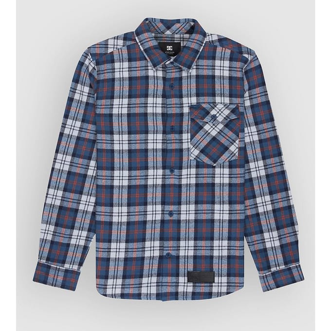 DC Marshal Flannel Kids Shirt blauw