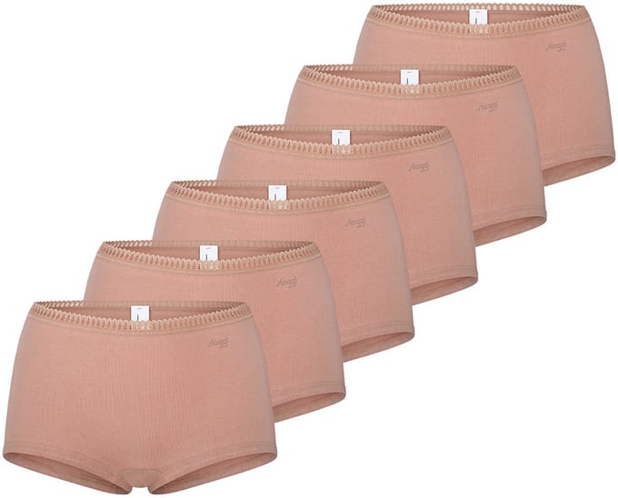 sloggi Dames shorts slip 6 pack GO Crush