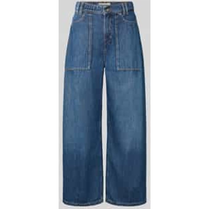wide fit jeans met katoenanteil model 'Derive'