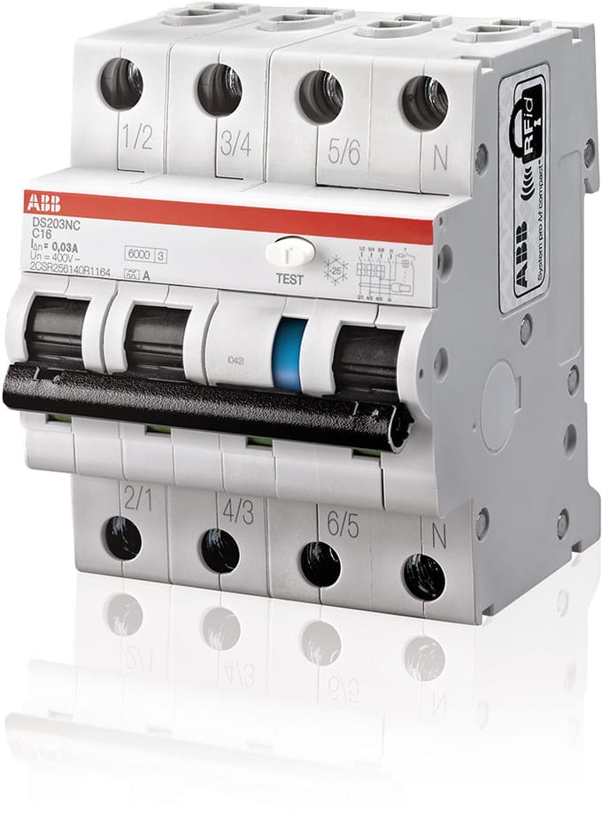 ABB System pro M Compacte Aardlekschakelaar - 2CSR256140R1255 - E2Y9Y