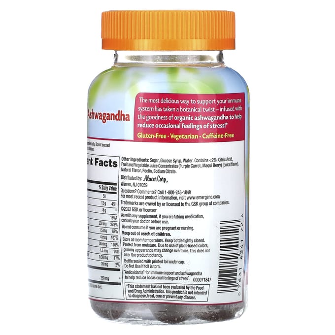 Emergen-C, Ashwagandha, Bessenmix, 36 Gummies