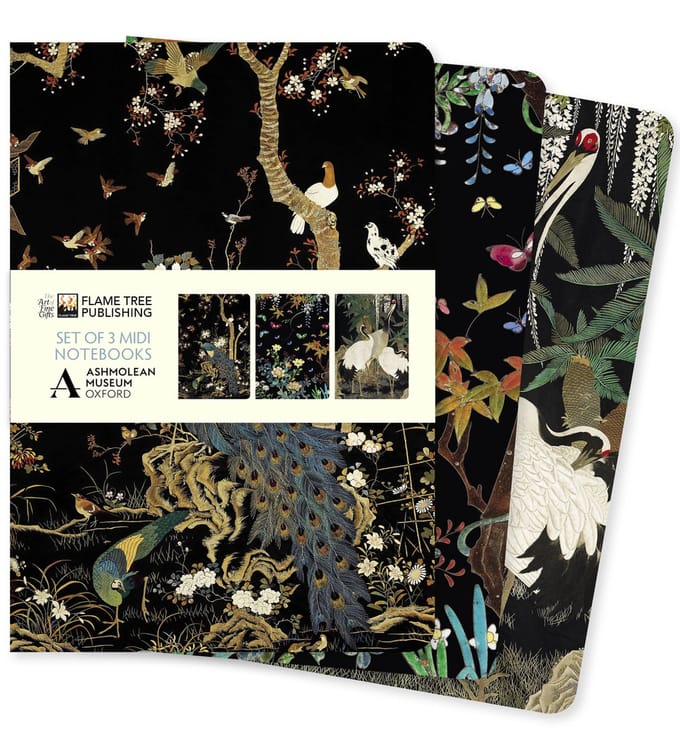 Midi Notebook Collections- Ashmolean Museum Set of 3 Midi Notebooks