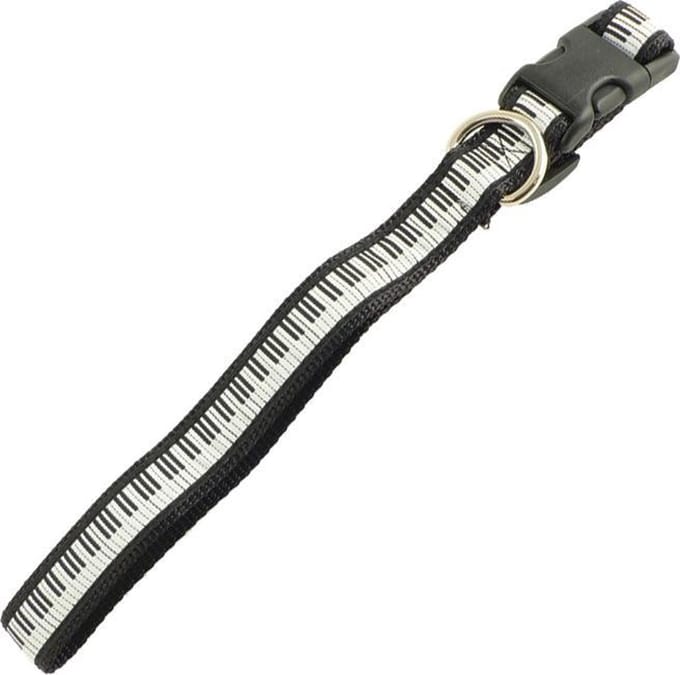 Hondenhalsband Pianotoetsen