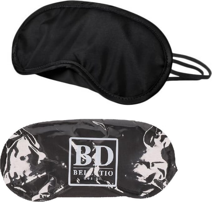 5x Zwart slaapmasker
