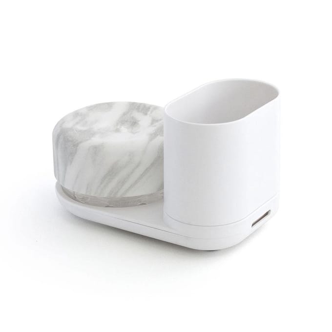 Bosign - Gootsteen organizer - Do-Dish Caddy compact - wit/ gemarmerd