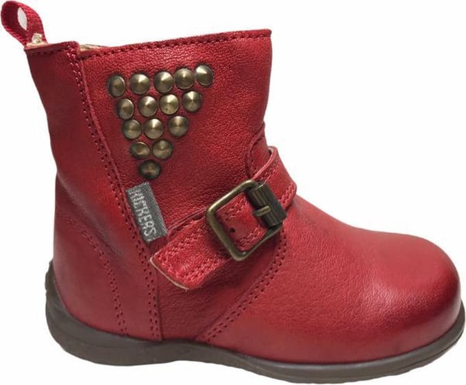 Kickers studs rits laarsjes Basia rood mt 20
