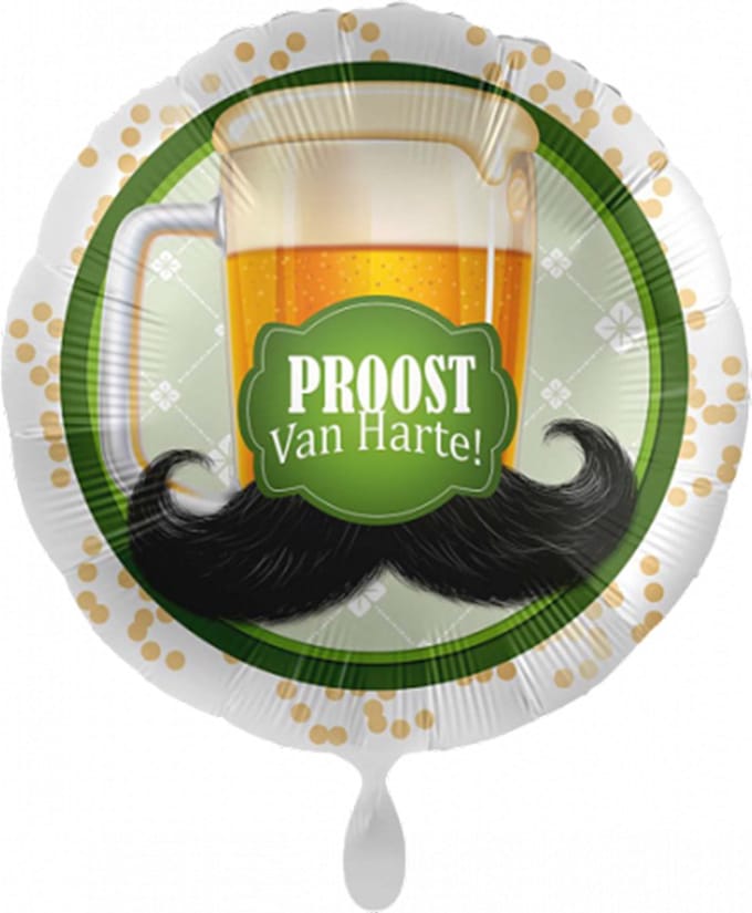 Folieballon - Proost – Van Harte!