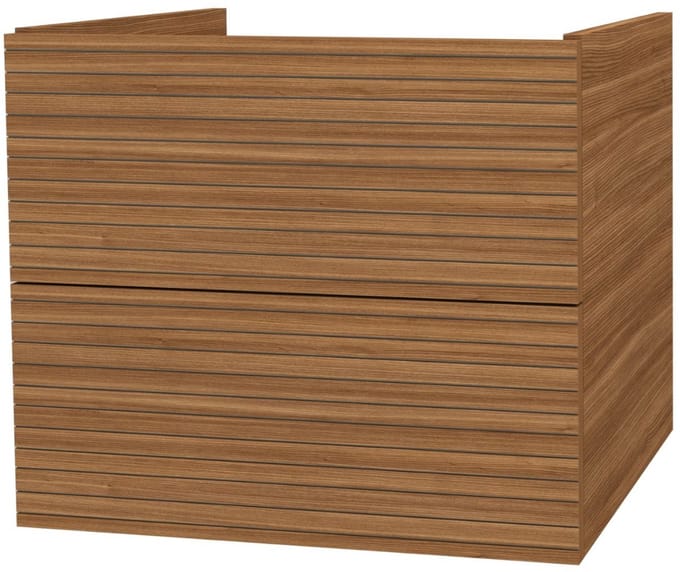 ALONI ELITE wastafelonderkast – 60 cm – Walnoot – Softclose