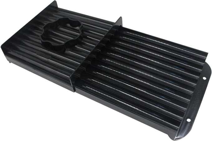 Aas Rolplaat - Vis Lokaas Maker - Aas Maken - Moeiteloze Vorming - 14 mm - Zwart