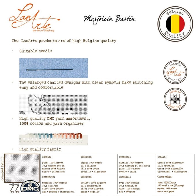 Telpakket kit Vinken in sneeuw - Lanarte - PN-0169675