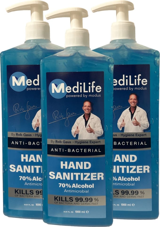 MediLife powered by Modus Reinigingsmiddel 1000ml – 3 stuks