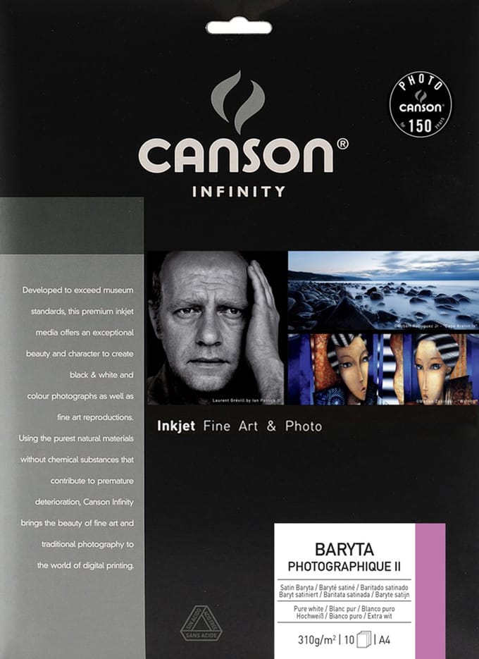 CANSON INFINITY Fotopapier Baryta A4