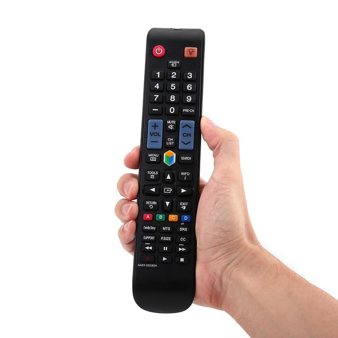 Télécommande de remplacement pour Smart TV Contrôleur de télévision pour Samsung AA59-00580A black