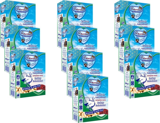 Renske Senior - Kalkoen - Hondenvoer - 10 x 395 g